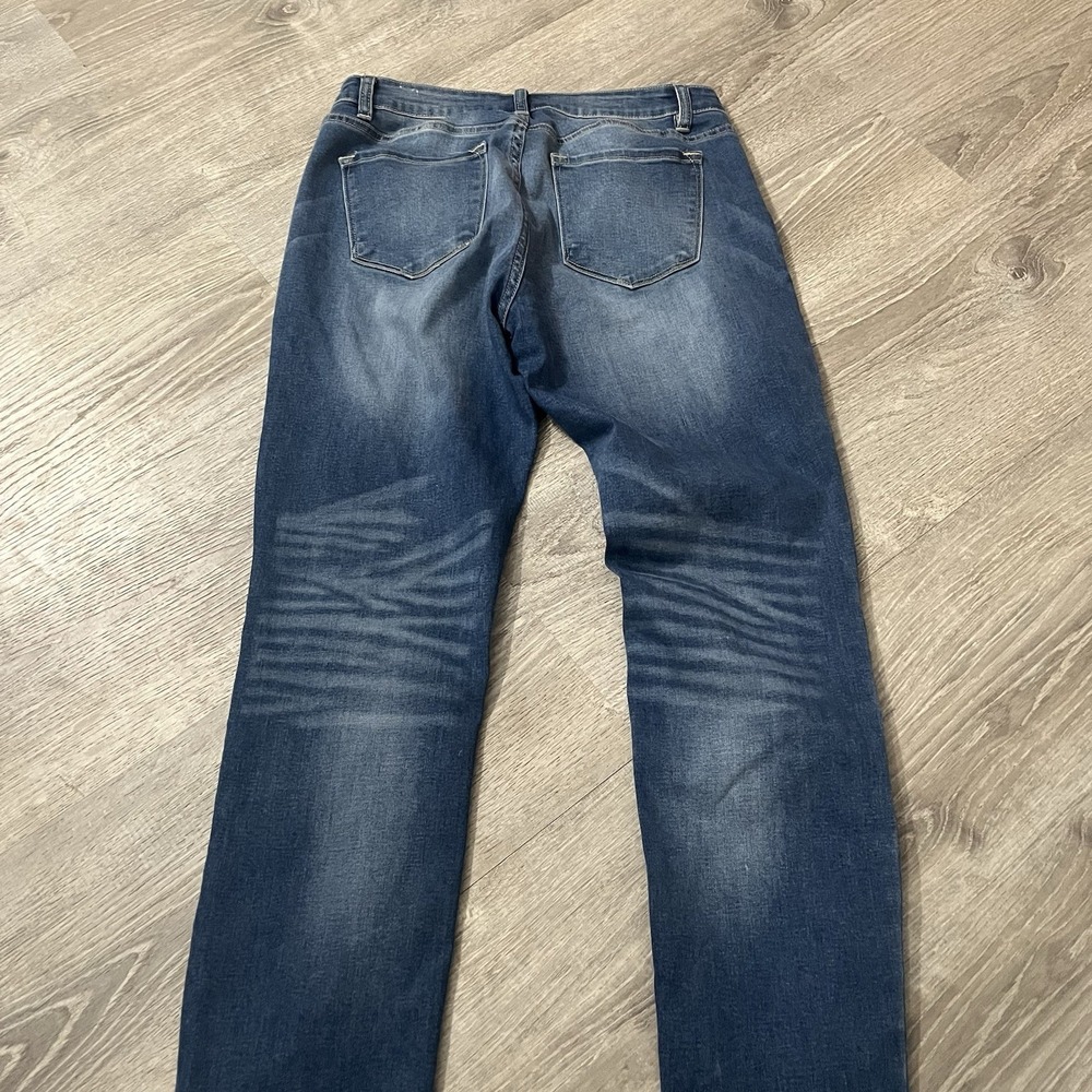 KanCan Jeans Womens 11/29 Blue Denim Skinny Jeans 32x30 - Picture 5 of 5